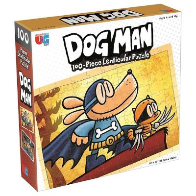 Dog Man Adventures 100 Piece Lenticular Jigsaw Puzzle Image 1