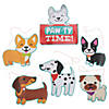 Dog Party Wall Cutouts - 6 Pc. Image 1