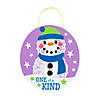 Doily Snowman Sign Craft Kit - Makes 6 Image 1
