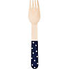 Dolly Parton Assorted Wooden Cutlery, Blue, 72 ct Image 1