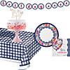 Dolly Parton Celebrate Floral DeluPropere Tableware and Decorations Kit, Serves 8 Image 1