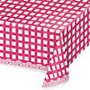 Dolly Parton Pink Gingham Paper Tablecloth, 3 ct Image 1