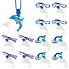 Dolphin Sand Art Necklaces - 12 Pc. Image 1