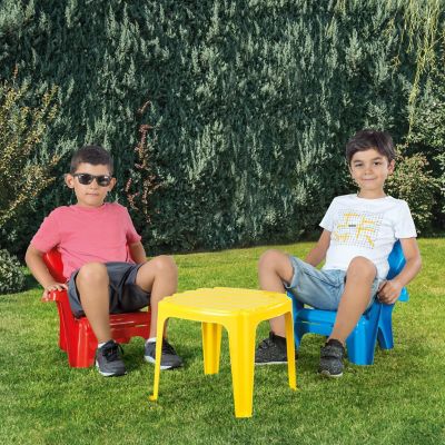 Dolu Toys - Childrens Plastic Table And Chairs Set Image 2