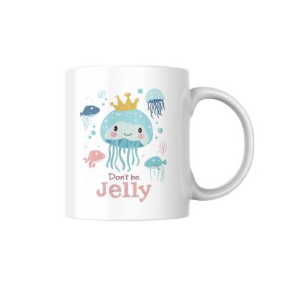 Don_t Be Jelly Mug by Dancing Littles Jungle Image 1