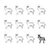 Donkey 3.5" Cookie Cutters Image 1