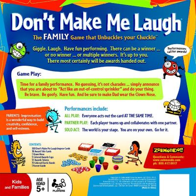 Don't Make Me Laugh! Silly Charades Party Game Image 2