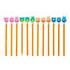 Donut Animal Eraser Pencil Toppers - 24 Pc. Image 1