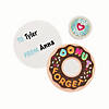 Donut Forget God Loves You Eraser Valentine Exchanges with Card for 24 Image 1