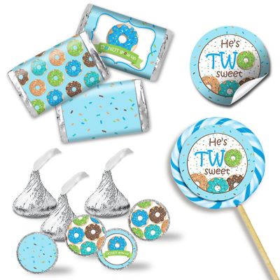 Donut Grow Up Blue Sticker Bundle 429pc. by AmandaCreation Image 1