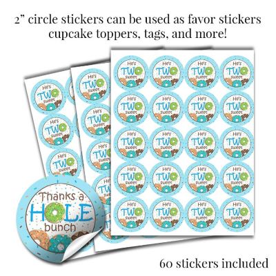 Donut Grow Up Blue Sticker Bundle 429pc. by AmandaCreation Image 1