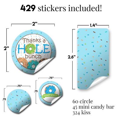 Donut Grow Up Blue Sticker Bundle 429pc. by AmandaCreation Image 2
