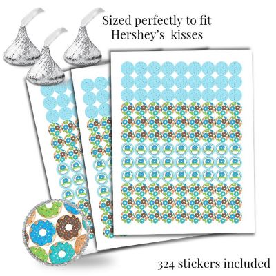 Donut Grow Up Blue Sticker Bundle 429pc. by AmandaCreation Image 3