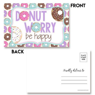 Donut Positive Thinking Postcards 20pcs. by AmandaCreation Image 1