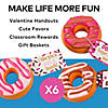 Donut-Scented Slow-Rising Squishies Valentine Exchanges with Card for 6 Image 3