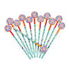 Donut Sprinkles Pencils with Pencil Top Erasers - 12 Pc. Image 1