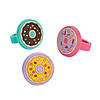 Donut Sprinkles Rings - 12 Pc. Image 1