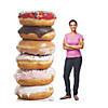Donut Stack Cardboard Stand-Up Image 1