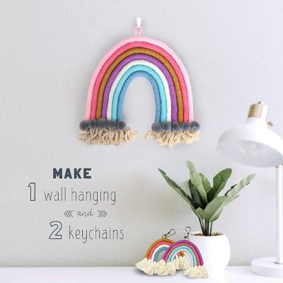Doodle Hog DIY Rainbow Yarn Bedroom Decor Image 3