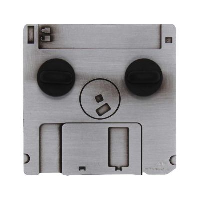 Doom Floppy Disk Pin Badge Replica Image 2
