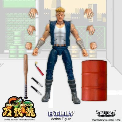 Double Dragon Billy Lee 7-Inch Deluxe Action Figure Image 1