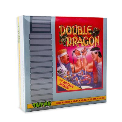 Double Dragon NES Cartridge 1000-Piece Jigsaw Puzzle  Toynk Exclusive Image 1