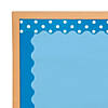 Double-Sided Solid & Polka Dot Bulletin Board Borders - Blue - 12 Pc. Image 1