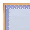 Double-Sided Solid & Polka Dot Bulletin Board Borders - Light Purple - 12 Pc. Image 1