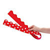 Double-Sided Solid & Polka Dot Bulletin Board Borders - Red - 12 Pc. Image 2