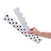 Double-Sided Solid & Polka Dot Bulletin Board Borders - White - 12 Pc. Image 2