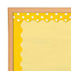 Double-Sided Solid & Polka Dot Bulletin Board Borders - Yellow - 12 Pc. Image 1
