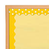 Double-Sided Solid &amp; Polka Dot Bulletin Board Borders - Yellow - 12 Pc. Image 1