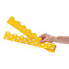 Double-Sided Solid &amp; Polka Dot Bulletin Board Borders - Yellow - 12 Pc. Image 2