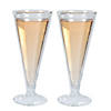 Double Wall Wedding Toasting Glass Champagne Flutes - 2 Ct. Image 1