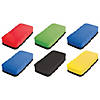 Dowling Magnets Magnetic Whiteboard Eraser, Pack of 6 Image 1