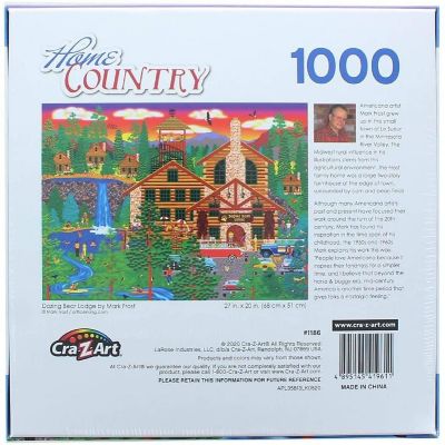 Dozing Bear Lodge 1000 Piece Jigsaw Puzzle Image 2