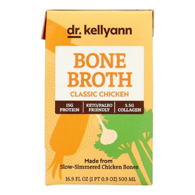 Dr. Kellyann - Bone Broth Classic Chicken - Case of 6-16.9 FZ Image 1