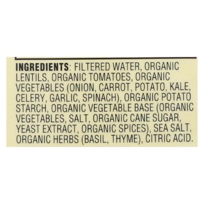 Dr. McDougall's Organic Lentil Vegetable Soup - Case of 6 - 18 oz. Image 1