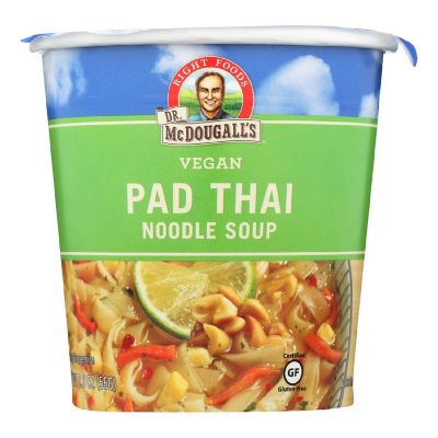 Dr. McDougall's Vegan Pad Thai Noodle Soup Big Cup - Case of 6 - 2 oz. Image 1