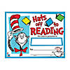 Dr. Seuss&#8482; Hats Off to Reading Certificates - 25 Pc. Image 1