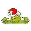 Dr. Seuss&#8482; The Grinch Christmas Fence Peeker Decoration Image 1