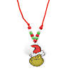 Dr. Seuss&#8482; The Grinch Christmas Pom-Pom Necklace Craft Kit - Makes 12 Image 1