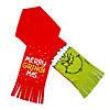 Dr. Seuss&#8482; The Grinch Fleece Tied Scarf Craft Kit - Makes 6 Image 1