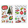 Dr. Seuss&#8482; The Grinch Multicolor Vinyl Window Clings - 28 Pc. Image 1