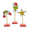 Dr. Seuss&#8482; The Grinch Pedestal Tabletop Decorations - 3 Pc. Image 1