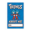Dr. Seuss&#8482; Things About Me Journals - 12 Pc. Image 1