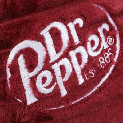 Dr Pepper Logo Adult Red Scuff Slippers-Small / Medium Image 2