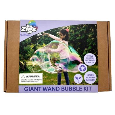 Dr Zigs: My First Giant Bubble Kit W/ Bubble Wand &amp; Solution Image 1