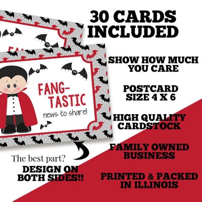 Dracula Vampire Teacher Mail for Students by AmandaCreation 30ct Image 1
