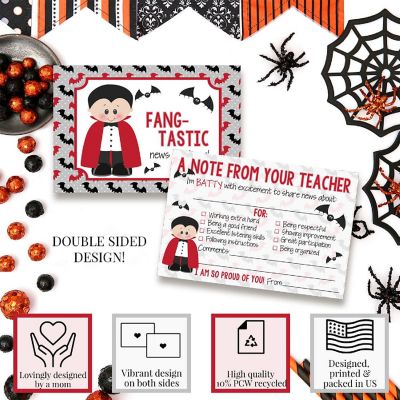 Dracula Vampire Teacher Mail for Students by AmandaCreation 30ct Image 2